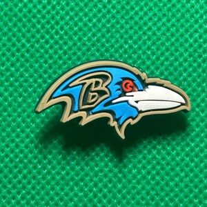 🌼 (5/$10 or 10/$15) NEW “NFL” Baltimore Ravens Fun Croc Shoe Charm Collection